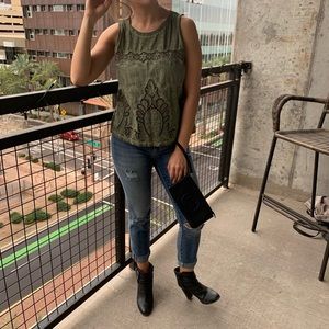 Express Olive top